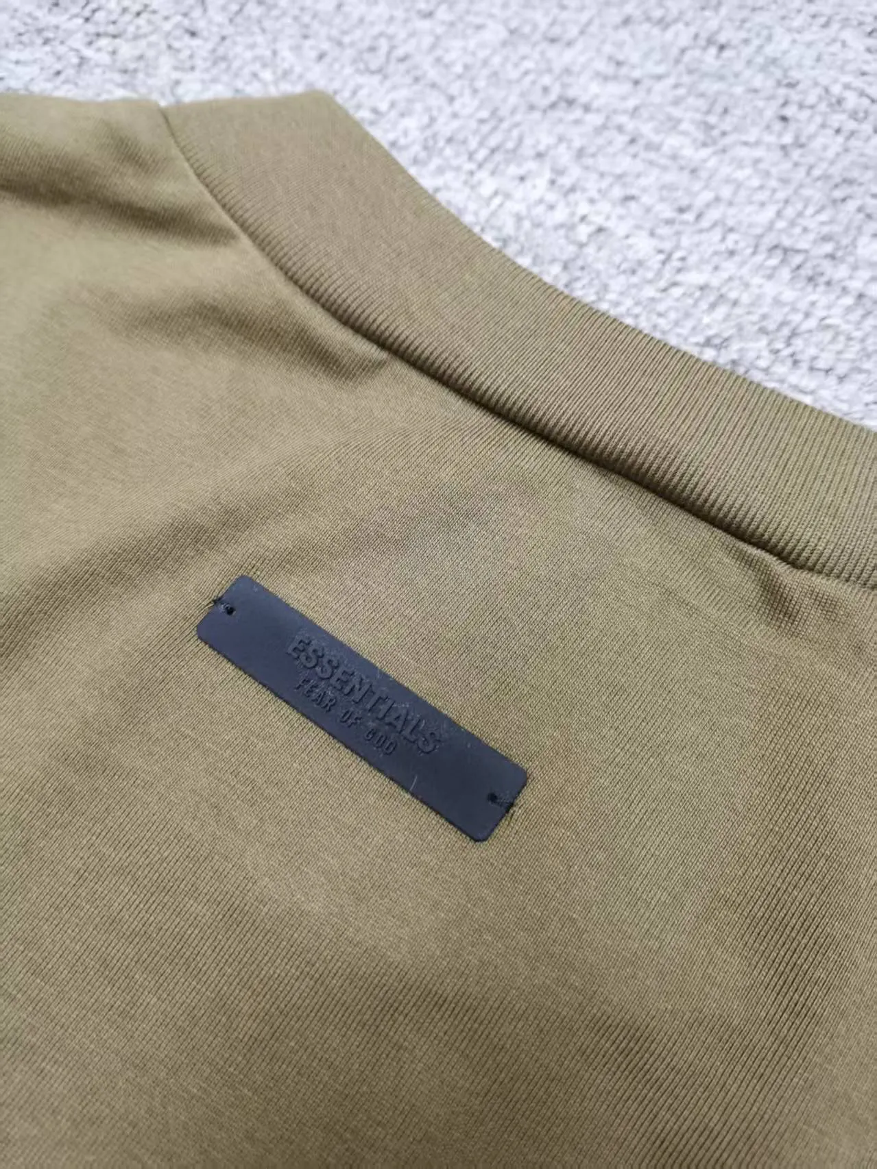 Fear of God Essentials Fall 24 BACK TO SCHOOLSeries Womens Tri-Blend Crewneck Tee T Same Style Premium ！ ！ ， ！ ， Breathable 。 3D 。 ， ， ， ， 。 ， ～Versatile ， ！ : Size XS-XL
